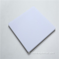 Painel de tela de policarbonato sólido de plástico rígido branco